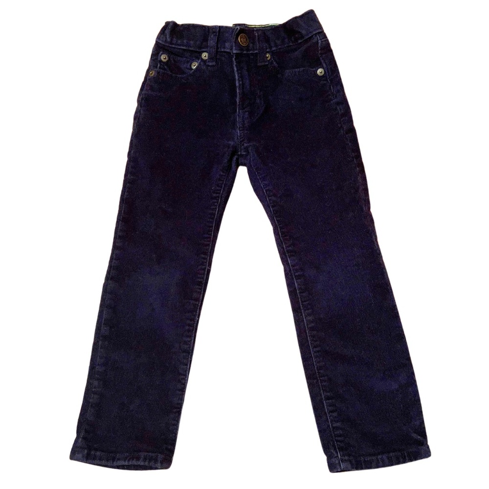 J. Crew Crewcuts Boys Stretch Corduroy Pant Navy Blue Size 4